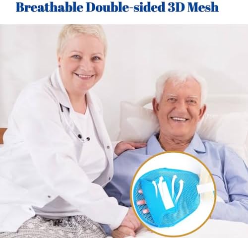 Lmaray 2 Pack Dementia Hand Restraint Gloves for Elderly