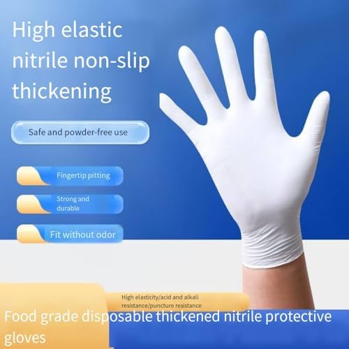 VIBEXIN Food Grade Disposable Rubber Kitchen Gloves