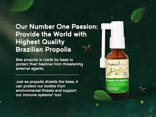 NaturaNectar Green Bee Propolis Throat Spray