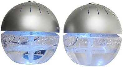 Earth Globe Air Purifier and Diffuser 2 Units Silver