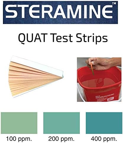 Steramine 6-Pack Sanitizing Tablets with Test Strips