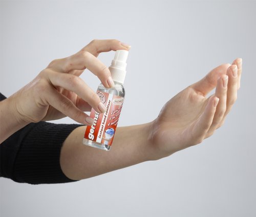 Germstar ONE 2oz Hand Sanitizer Spray Bottles 25 per Case
