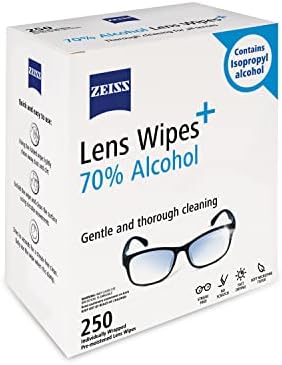 ZEISS Pre-Moistened Lens Wipes 250 Count
