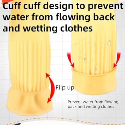 Reusable Latex Cleaning Gloves 10 Pairs Pack 1