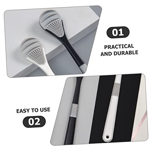 SOESFOUFU Tongue Cleaning Brush Set 2pcs for Adults
