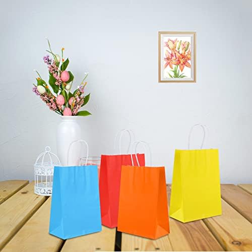 XPCARE 32Pcs Kraft Paper Gift Bags with Handles