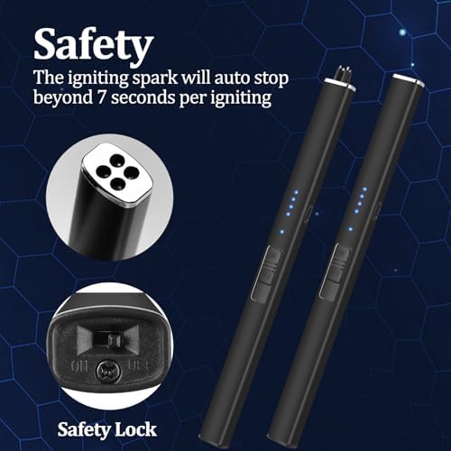 Electric Lighter Candle Lighter Rechargeable for Men and Women