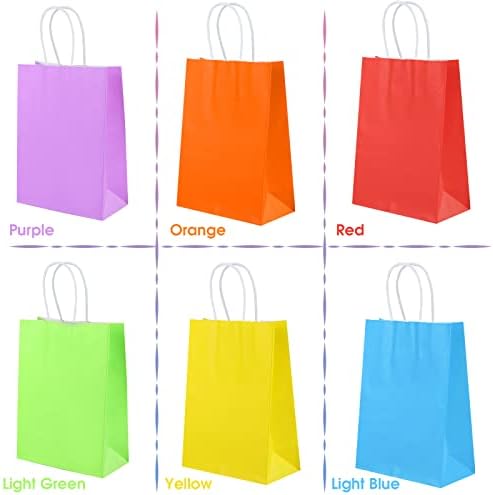 XPCARE 32Pcs Kraft Paper Gift Bags with Handles