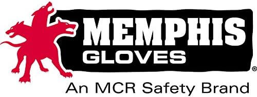 Memphis Glove 9673L Foam Nitrile Gloves Large Black Gray Pack of 12