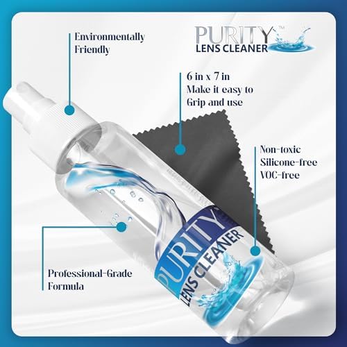 Purity Eyeglass Lens Cleaner Kit - Safe for All Lenses