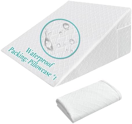 Mistuki Wedge Pillow Case Cover Waterproof 25x24x12 Triangle Incline