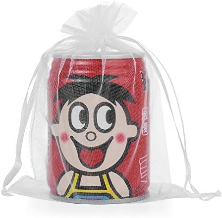 Wudygirl 100pcs 5x7 Inch White Organza Drawstring Gift Bags