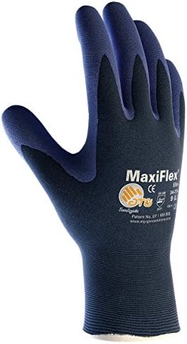 ATG 34-274 XL Maxiflex Elite Gloves 18G Blue Nylon