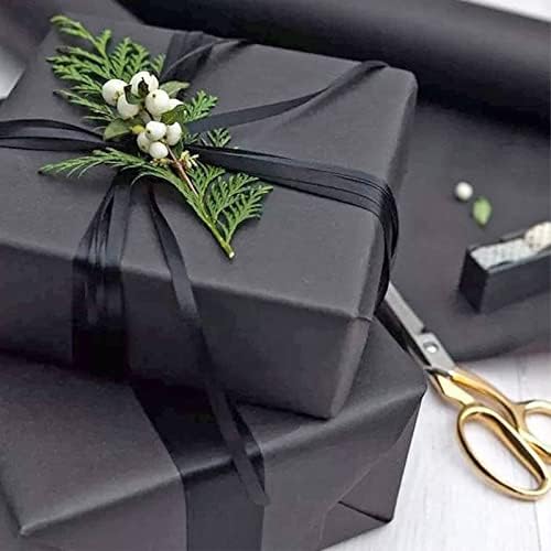 Ueerdand 105 Sheets Black Tissue Paper for Wrapping