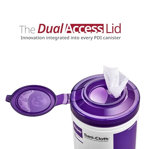 Super Sani Cloth Germicidal Disposable Wipe 5x8
