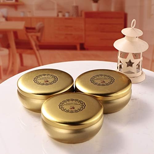 Kedtui Citronella Candles 3 Pack Portable Travel Tin Gift Set