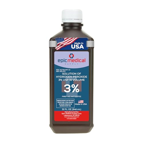 32 oz Hydrogen Peroxide First Aid Antiseptic Cleaner 3 USP
