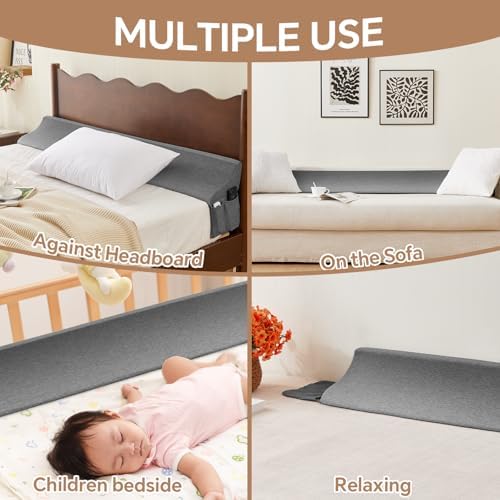 EUHAMS King Size Bed Wedge Pillow Gap Filler