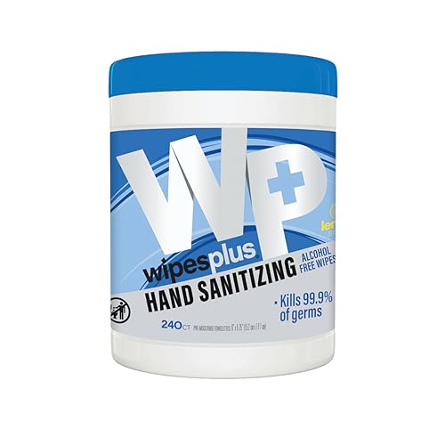 Alcohol Free Hand Sanitizing Wipes 240 Count Canister