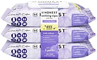 The Honest Company Sanitizing Alcohol Wipes 999 Germs