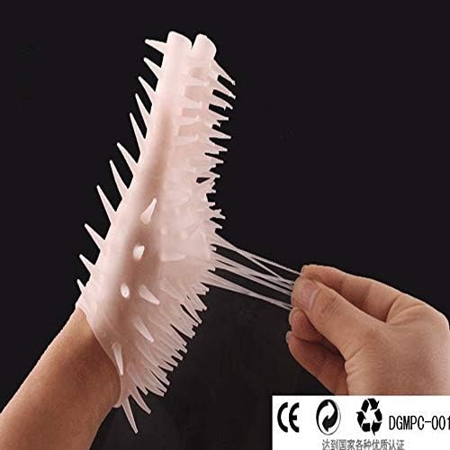 N-ING 2x Silicone Massage Glove for Bath and Flirting