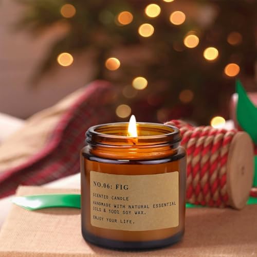 8 Pack Soy Wax Aromatherapy Candle Set for Home