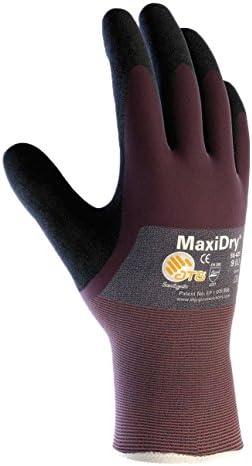 ATG 56-425L Maxidry Nitrile Gloves Purple Large