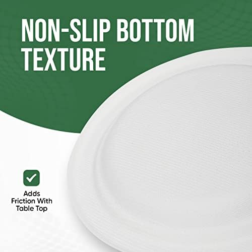 TaidMiao 100 Pack 6 Inch White Paper Plates