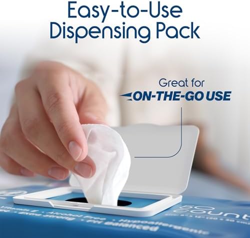 Inspire Adult Wet Wipes Oversized 8x12 Inches Pack of 8