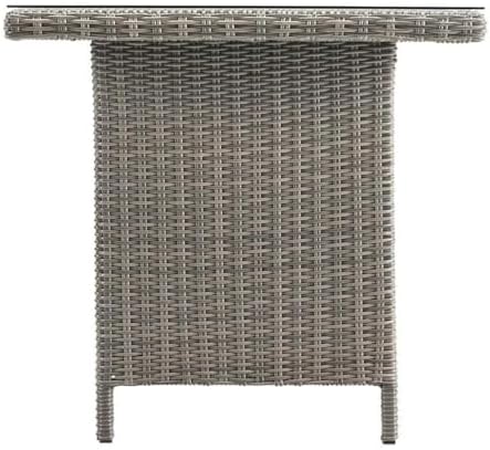 Asti 3-Piece Outdoor Dining Set - Weather-Resistant Wicker and Aluminum Frame