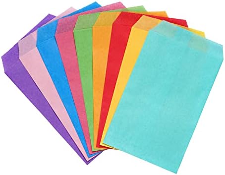Quotidian Black Greaseproof Paper Bags 4x6 Pack of 100