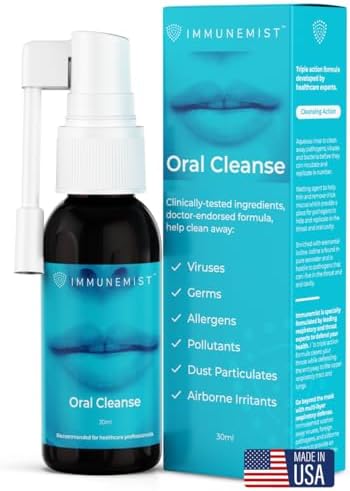 ImmuneMist Oral Cleanse - Iodine Throat Spray for Cold Relief