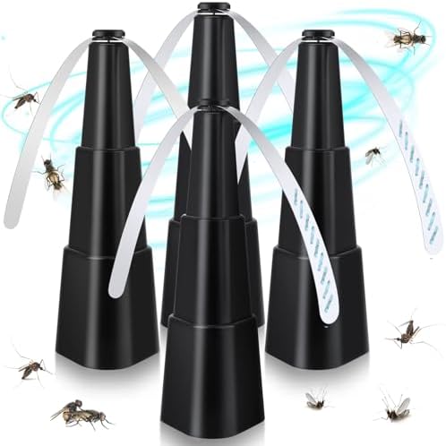 PIMAG Fly Fans for Tables 4-Pack Battery Powered