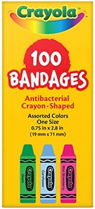 Crayola Shaped Kids Bandages 100 CT