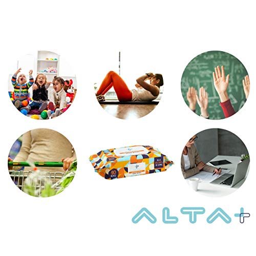 Alta Antibacterial Hand Wipes 90 Wipes 3 Packs