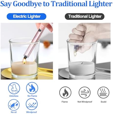 OEAGO Electric Candle Lighter Rechargeable USB