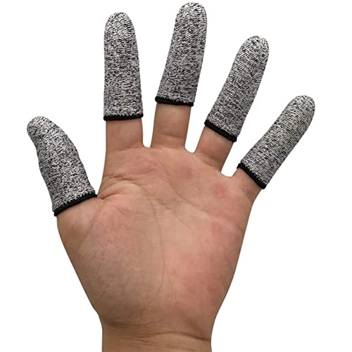 60 Piece Cut Resistant Finger Cots for Kitchen Work Sculpture