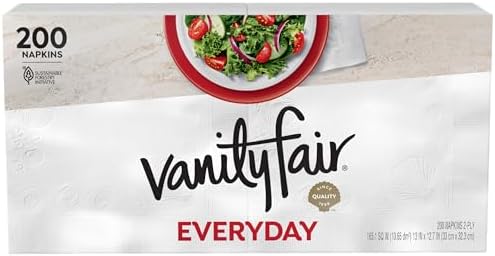 Vanity Fair Everyday Paper Napkins 200 Count