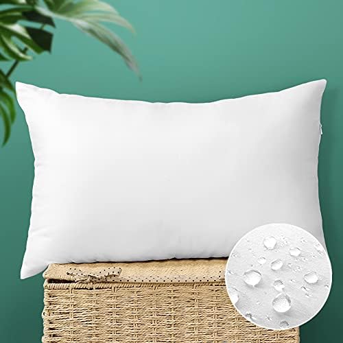 OTOSTAR Outdoor Pillow Inserts 16x24 White