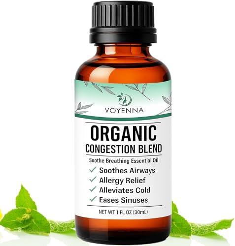 Essential Oil Blend for Diffuser Aromatherapy with Peppermint and Eucalyptus