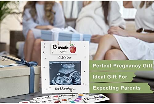 Sonogram Picture Frame Pregnancy Tracker Weekly Growth Milestone