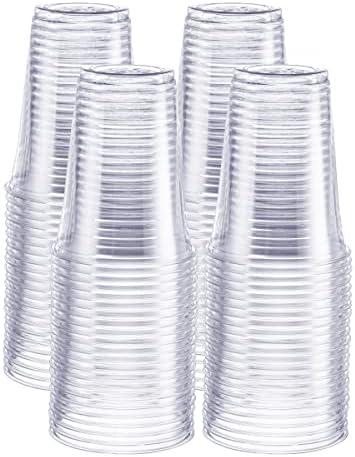 GUSTO 16 oz 100 Pack Clear PET Cups for Party Use