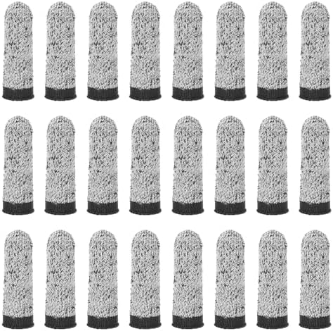 60-Pack Reusable Cut Resistant Finger Cots for Sculpture Kitchen Garden Use