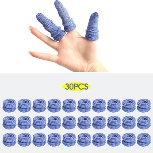 30 PCS Reusable Breathable Finger Cots for Work and Home Use
