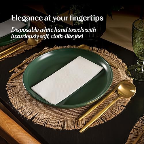 50-Pack Premium Disposable Guest Towels 12 x 17