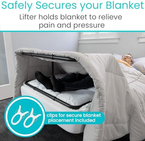 Vive Adjustable Blanket Lifter for Feet 26-34 Inches