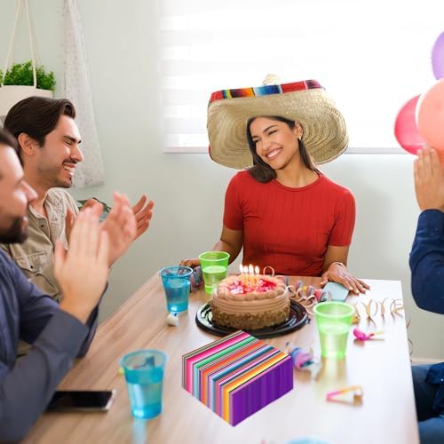 Peony Man 50 Pack Mexican Fiesta Cocktail Napkins