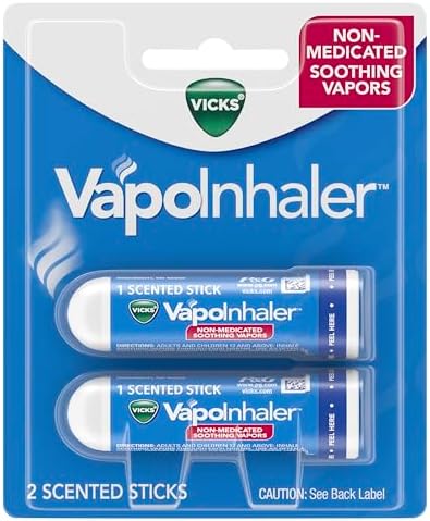Vicks VapoInhaler Portable Non-Medicated Nasal Inhaler