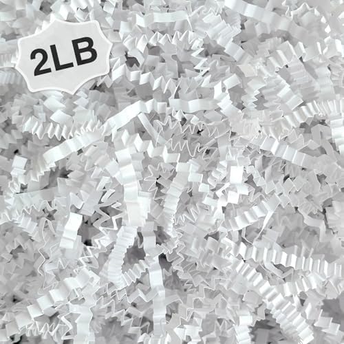 2LB Crinkle Cut Paper Shred Filler for Gift Boxes and Baskets