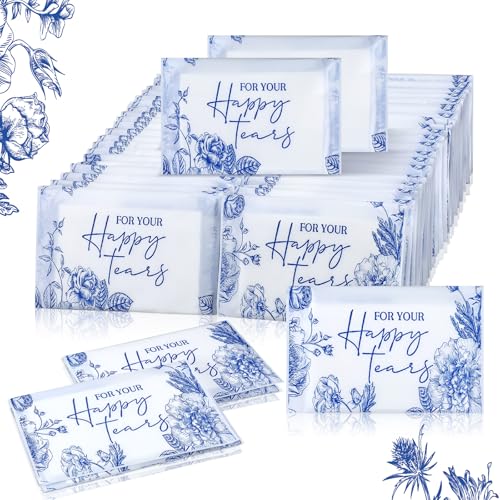 Yinder 60 Pack Pocket Tissues for Wedding Guests